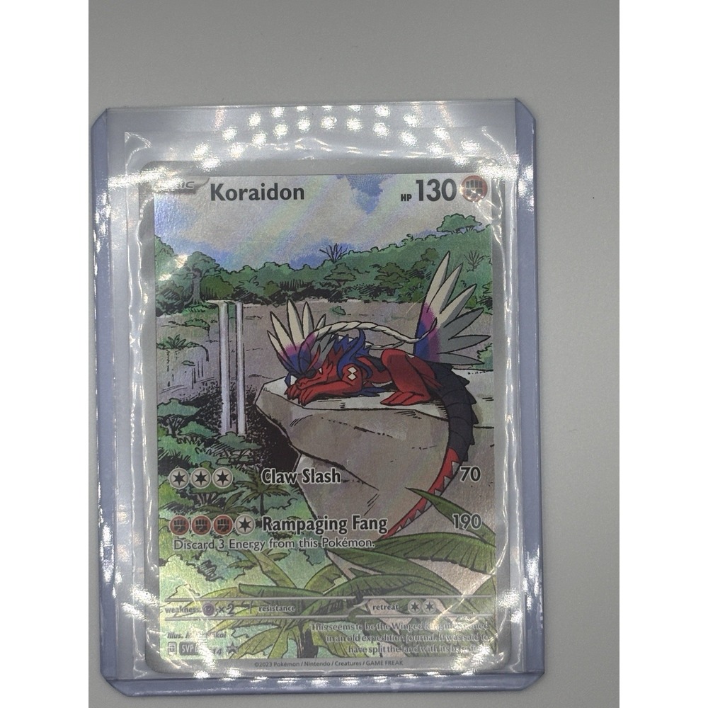 Pokemon TCG Koraidon SVP 014 Scarlet Violet Black Star Promo NM